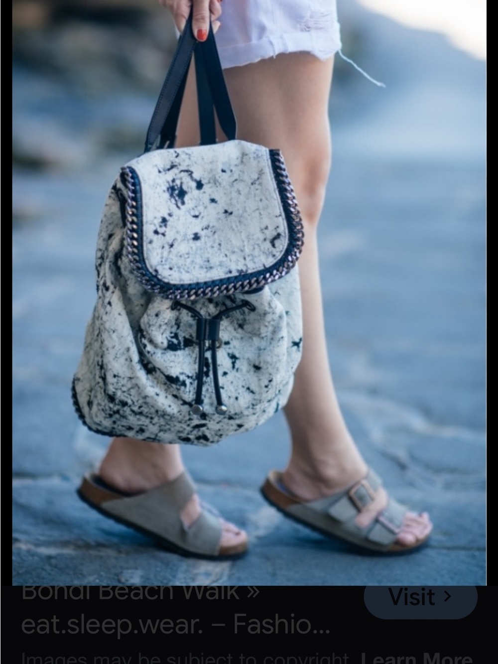 Stella Mccartney Falabella Tie Dye Backpack. Callout! - Picture 4 of 16